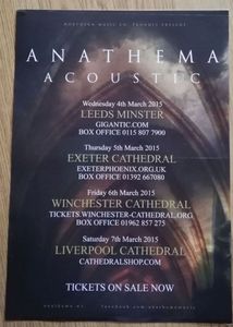 Anathema Acoustic Tour 2015