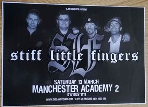 Stiff Little Fingers Manchester 2010