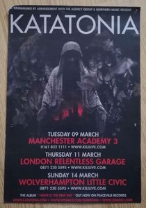 Katatonia UK Tour 2010
