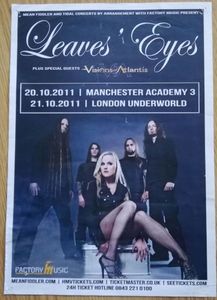 Leaves' Eyes UK Tour 2011
