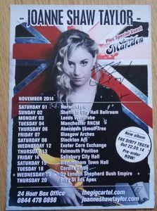 Joanne Shaw Taylor UK Tour 2014