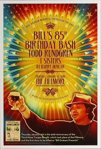 Bill Graham's 85th Birthday Bash San Francisco 2016