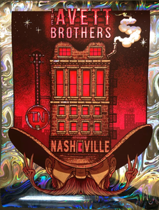 Avett Brothers Nashville 2019 (Foil Edition)