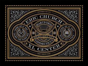 Eric Church Hartford 2019 (Chief Merch Store Regular Edition)