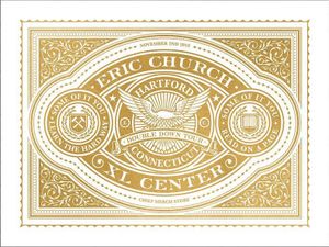Eric Church Hartford 2019 (Chief Merch Store Variant Edition)