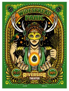 Widespread Panic Milwaukee 2019 (Emerald Green Artist Edition)