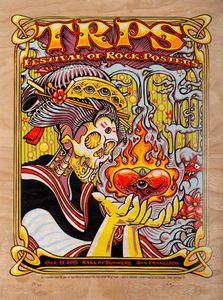 TRPS Festival of Rock Posters San Francisco 2019 (Cherry Wood Veneer edition)