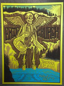 Eric Church Manchester 2019 (Shocking Green Silk Edition)
