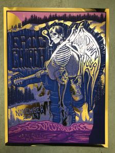 Eric Church Manchester 2019 (Chief Merch Store Gold Foil Edition)