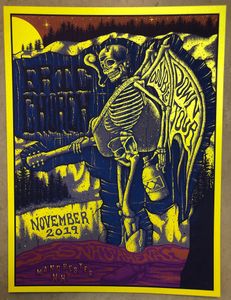Eric Church Manchester 2019 (Chief Merch Store Shocking Green Silk Edition)