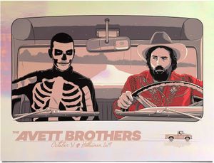 Avett Brothers Greenville 2019 (Marble Foil Edition)