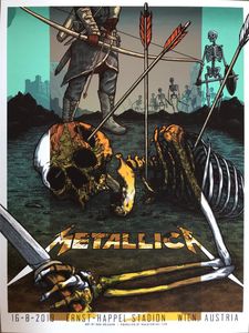 Metallica Vienna 2019 VIP (Test Print)