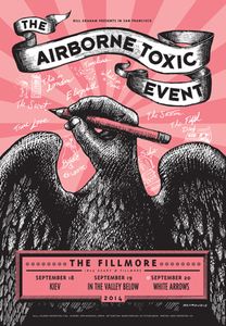 The Airborne Toxic Event San Francisco 2014 (Red edition)