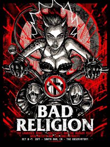 Bad Religion Santa Ana 2019 (Artist Proof)