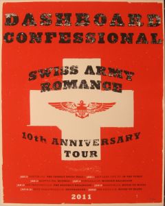 Dashboard Confessional Swiss Army Romance 10th Anniversary Tour 2011