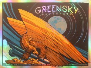 Greensky Bluegrass Denver / Morrison 2018 (Foil edition)