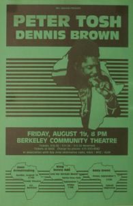 Peter Tosh Berkeley 1983
