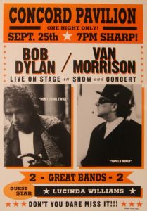Bob Dylan / Van Morrison Concord 1998