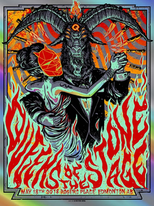 Queens Of The Stone Age Edmonton 2018 (AP Rainbow Foil Variant)