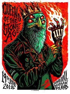 Queens of the Stone Age Warsaw 2018 (AP Green Variant)
