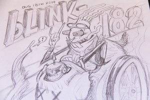 Blink-182 Stuttgart 2014 (Pencils)