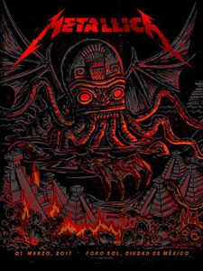 Metallica Mexico City 2017 (Night 1) (AP Foil Variant)