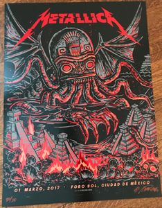 Metallica Mexico City 2017 (Night 1) (AP Foil Variant)