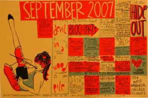 The Hideout Events Calendar September 2007