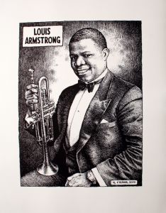 Louis Armstrong 2010 (B&W edition)