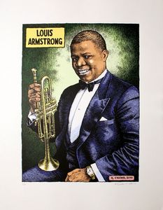 Louis Armstrong 2010 (Artist Signed and Numbered edition)