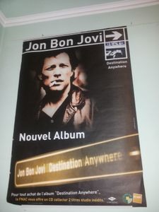 JON BON JOVI Destination Anywhere Big Promo Poster