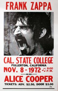 Frank Zappa Fullerton 1972