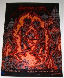Metallica Mexico City 2017 (Night 2) (AP Foil Variant)