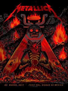 Metallica Mexico City 2017 (Night 3) (AP Foil Variant)