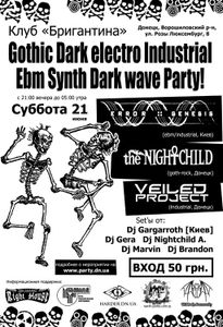 Gothic Dark Electro Industrial EBM Sunth Dark Wave Party