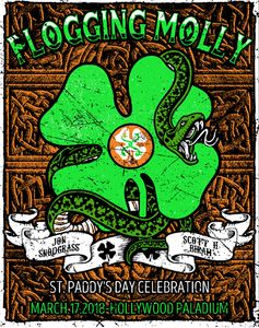 Flogging Molly Hollywood 2018