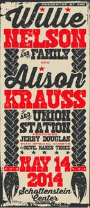 Willie Nelson and Family / Alison Krauss and Union Station Columbus 2014