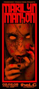 Marilyn Manson Columbus 2008 (Handbill edition)