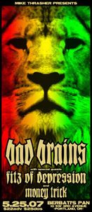 Bad Brains Portland 2007 (Handbill edition)