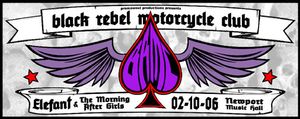 Black Rebel Motorcycle Club Columbus 2006 (Handbill edition)