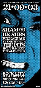 Sham 69 Nottingham 2003