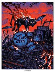 Black Keys Raleigh 2019 (Orange Edition)
