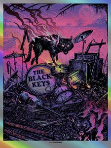 Black Keys Raleigh 2019 (Rainbow Foil Edition)