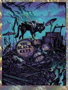 Black Keys Raleigh 2019 (Lava Foil Edition)