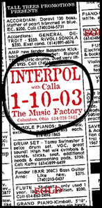 Interpol Columbus 2003