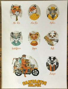 Fantastic Mr. Fox Handbill Set 2016 (Uncut Edition)