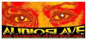 Audioslave Philadelphia 2003 (Handbill edition)