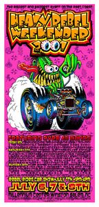 Heavy Rebel Weekender Winston-Salem 2001 (Handbill edition)