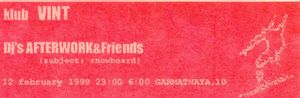 DJ’s Afterwork & Friends