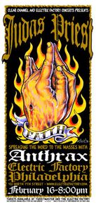 Judas Priest Philadelphia 2002 (Handbill edition)